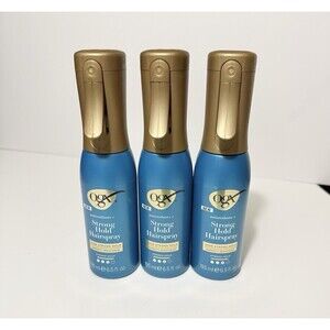 Lot Of 3 OGX Strong Hold Hairspray 24 Hr Strong Hold Humidity Resistant 6.5ozNEW